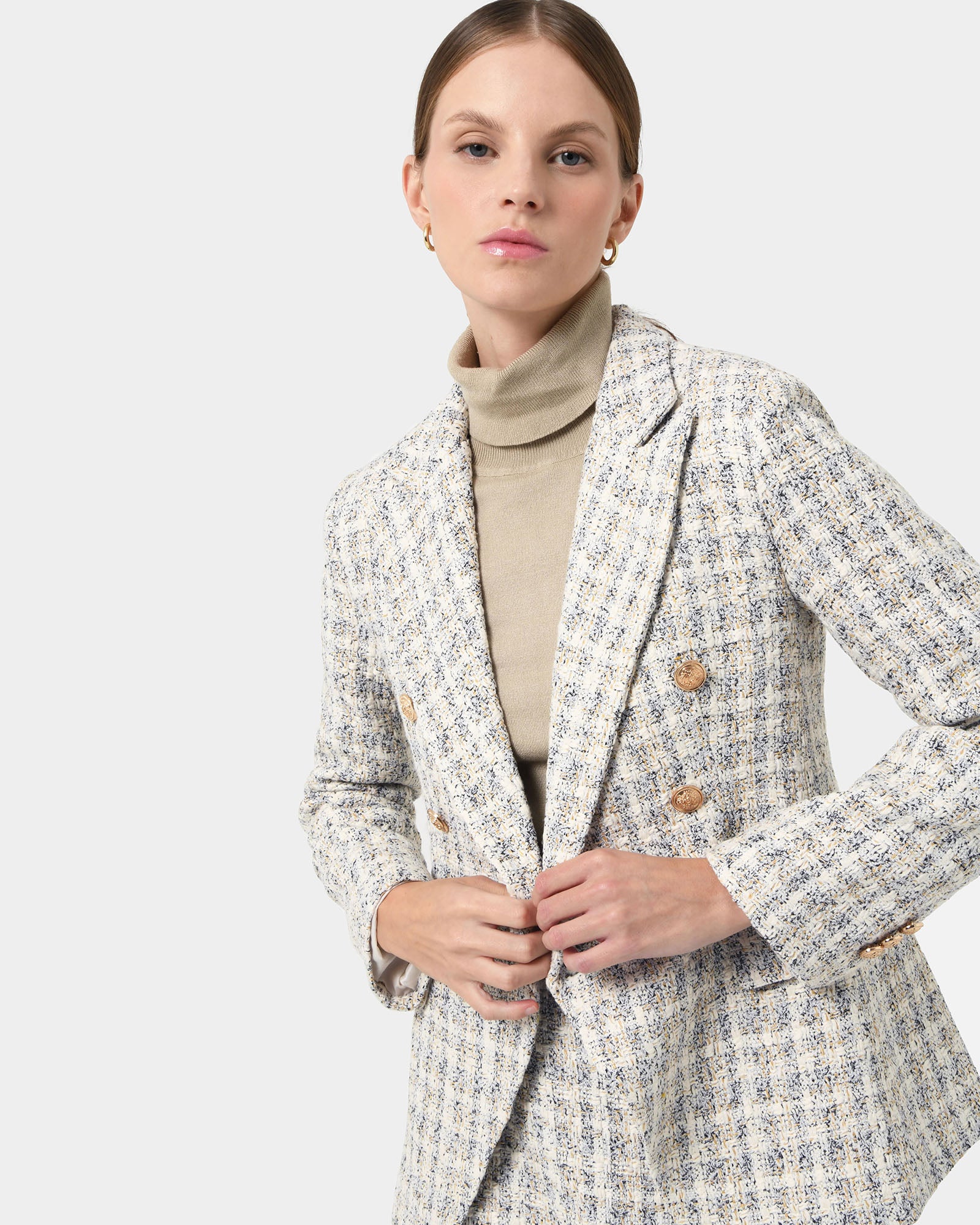 Amal Tweed Blazer
