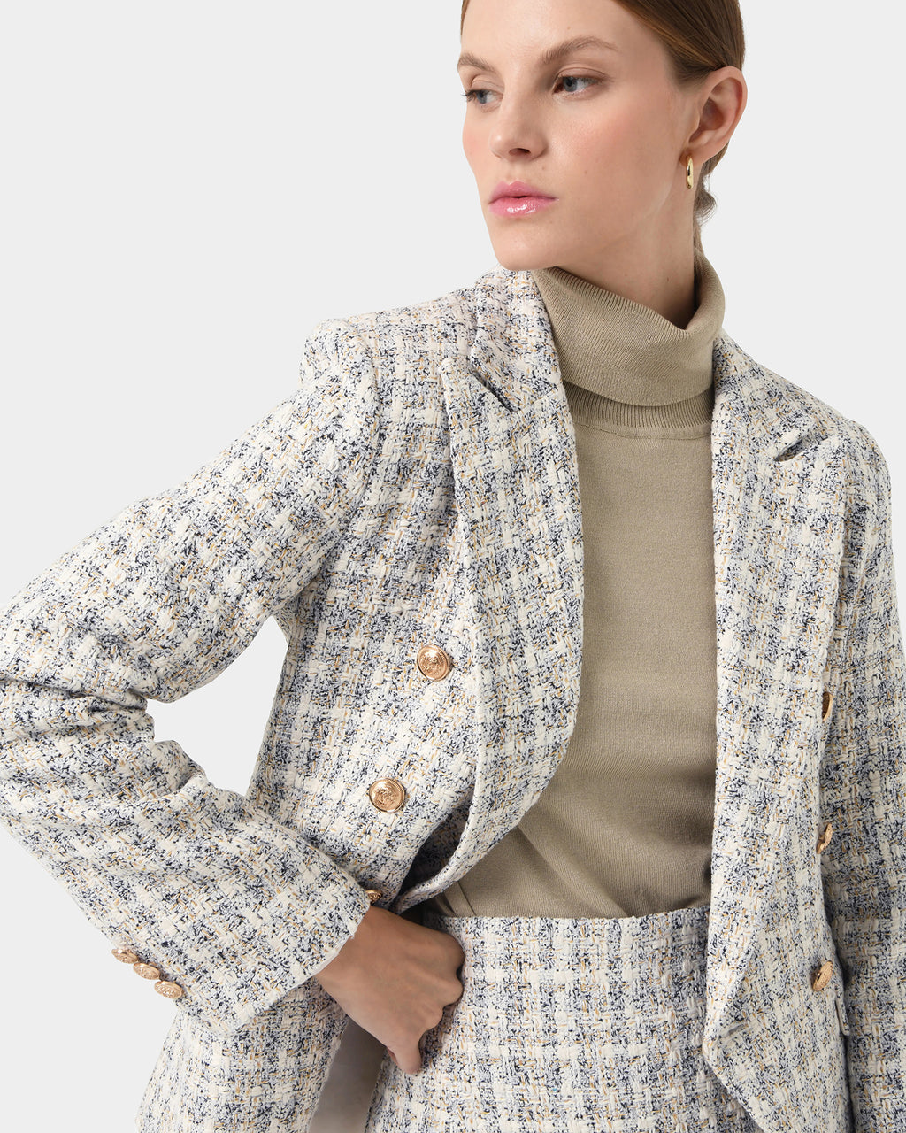Amal Tweed Blazer