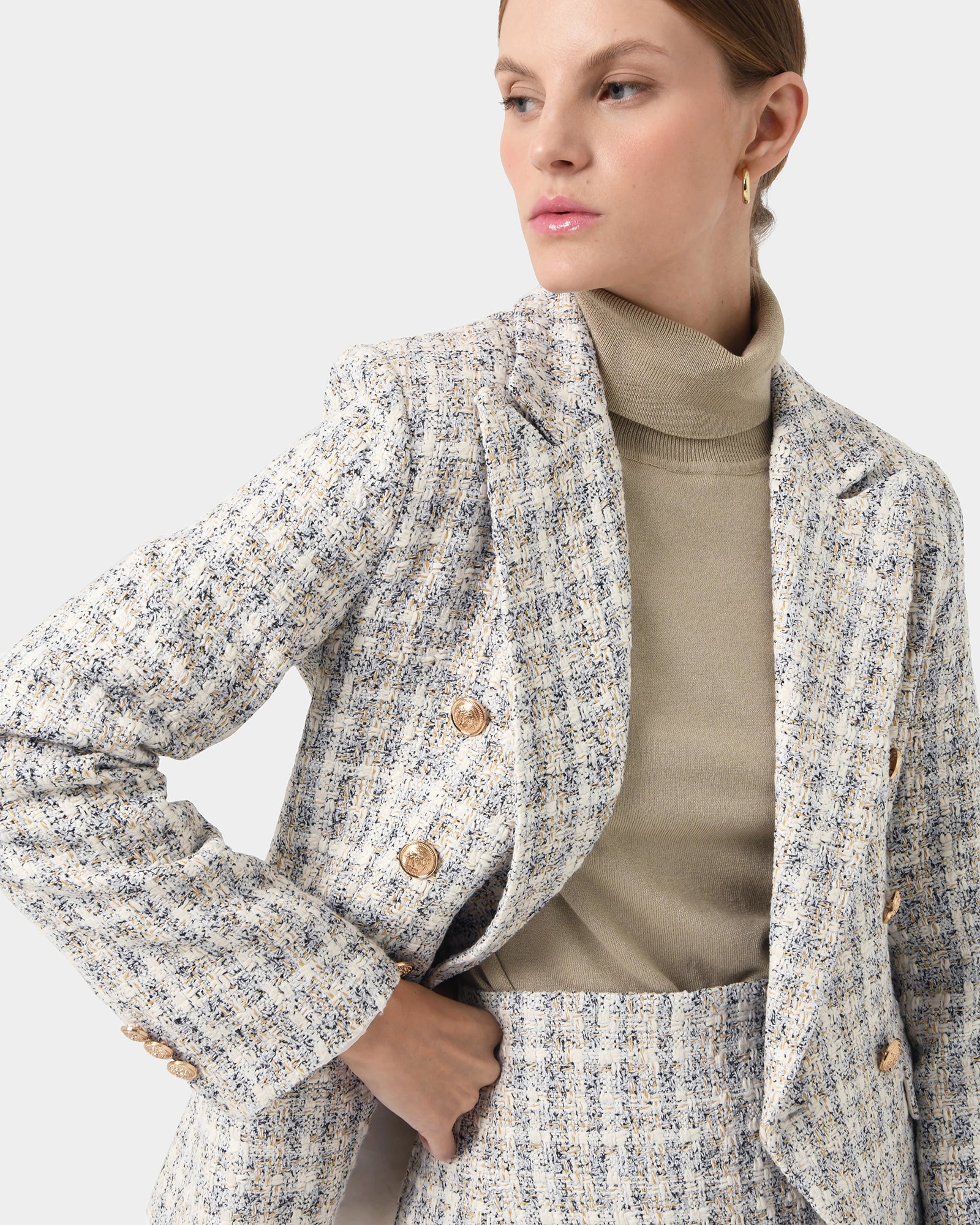 Amal Tweed Blazer
