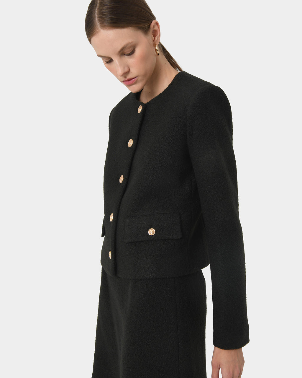 Zahra Boucle Yarn Jacket