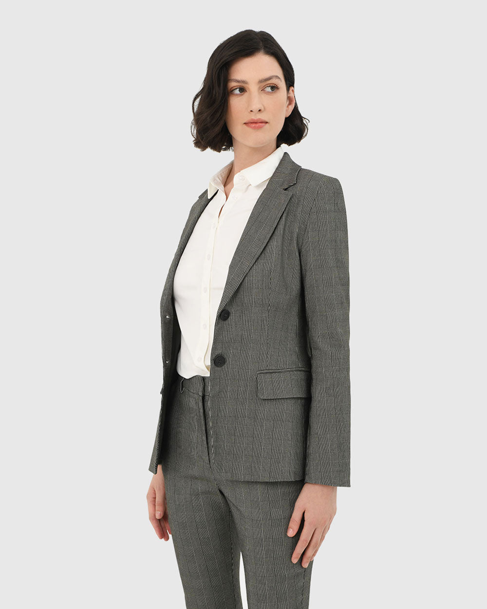 Wren Slim Check Blazer