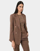 Harlowe Check Blazer