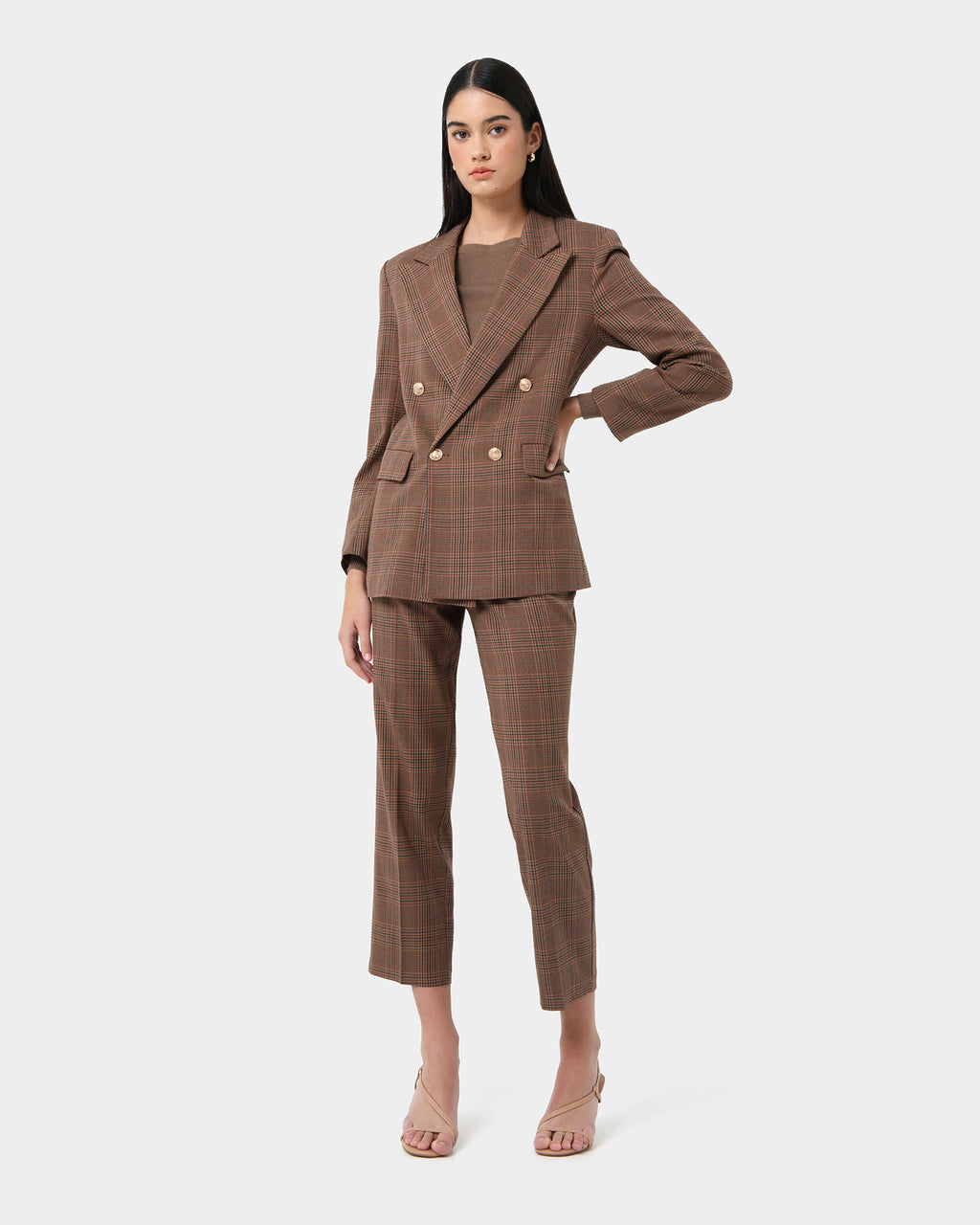 Harlowe Check Blazer
