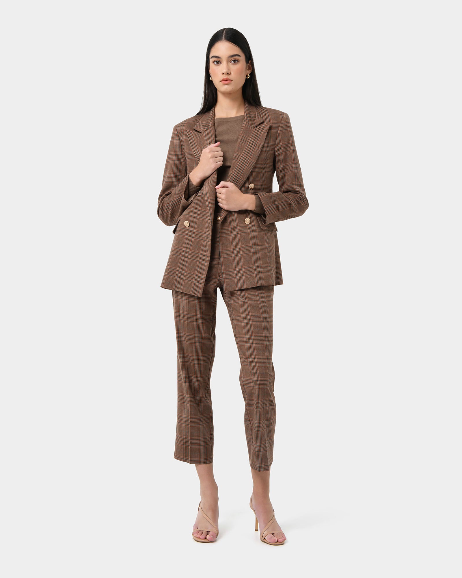 Harlowe Check Blazer