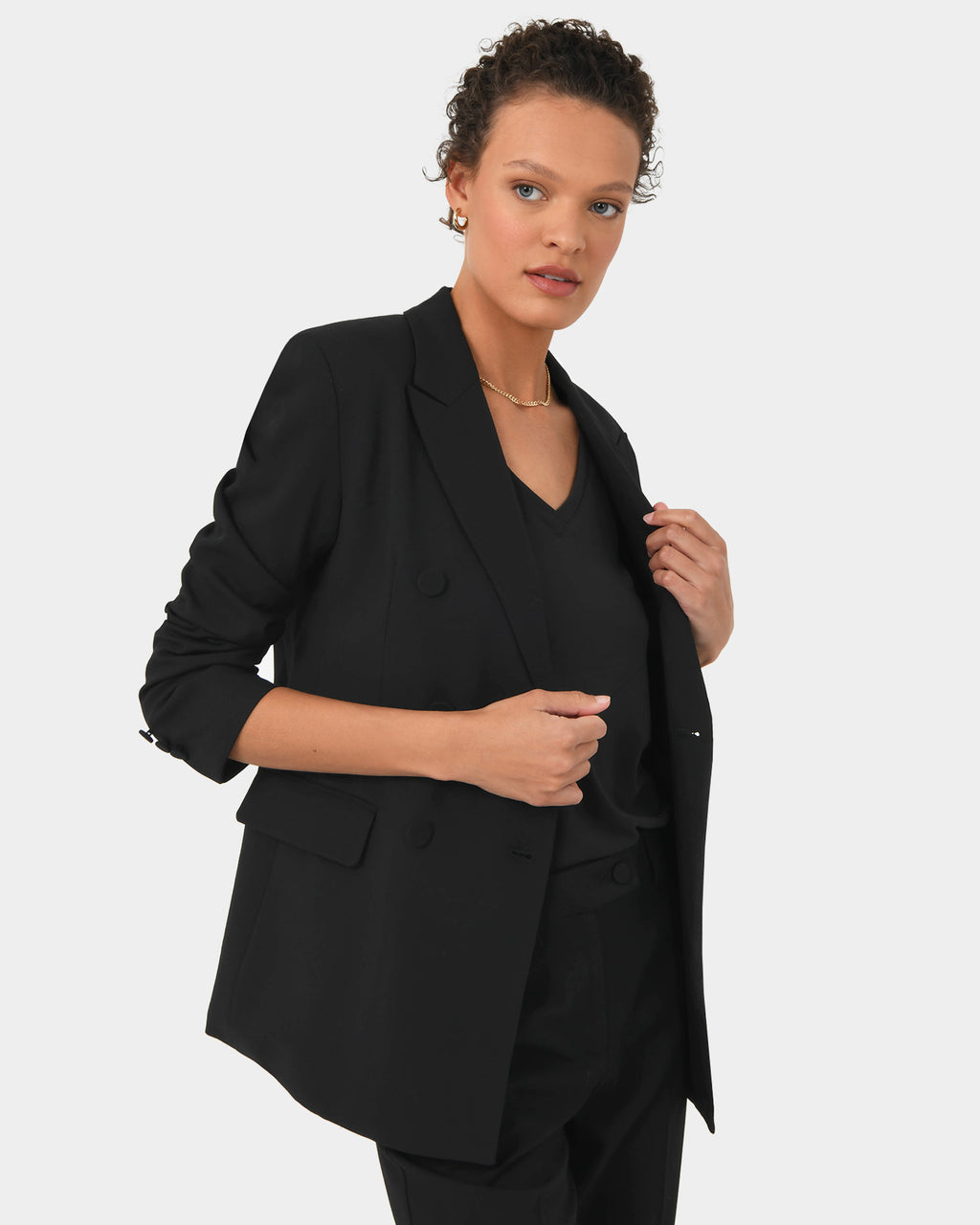 Emani Double Breasted Blazer