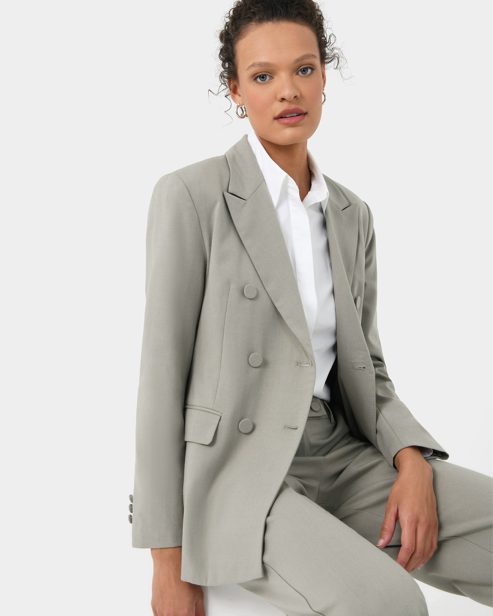 Emani Double Breasted Blazer