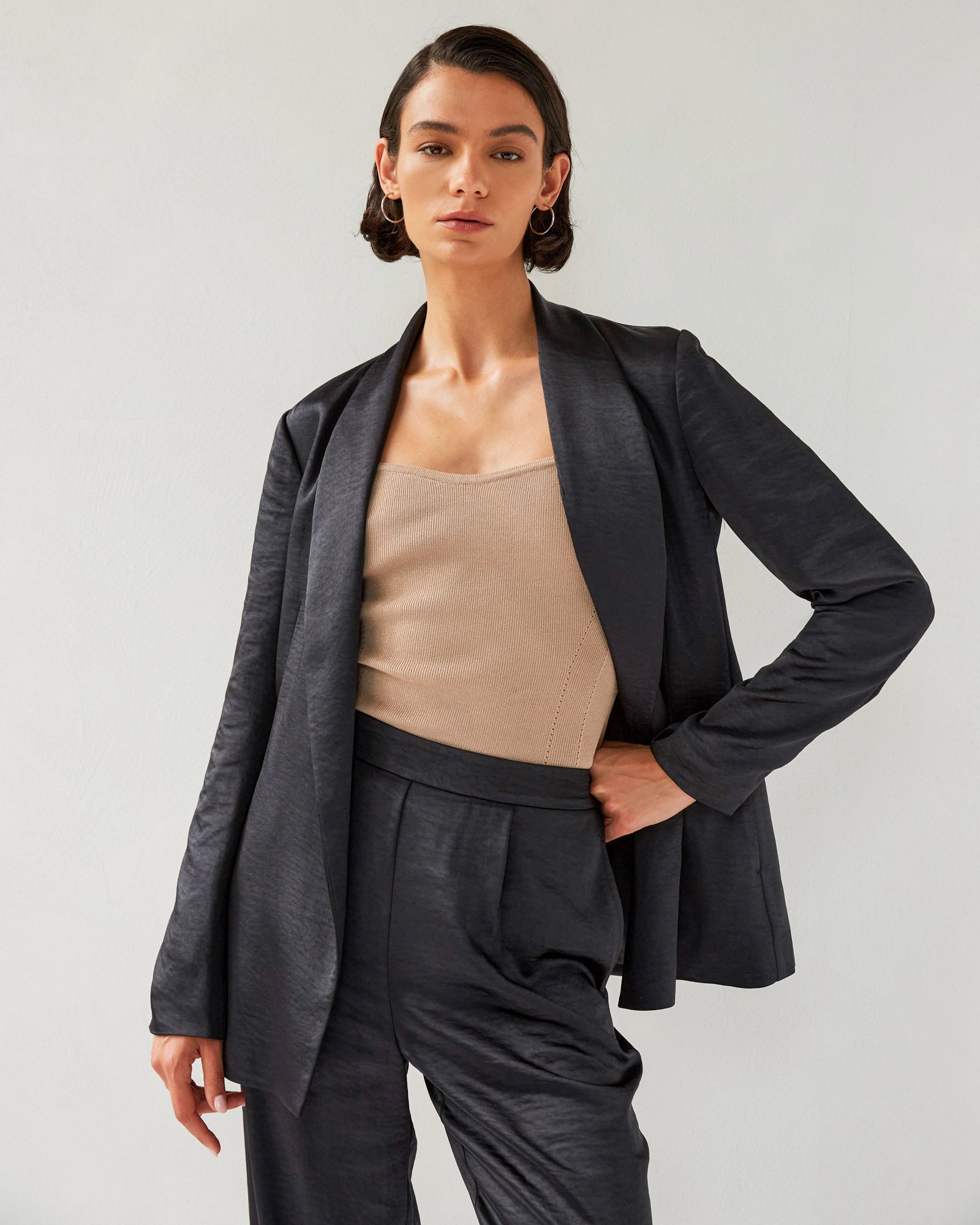 Elsie Tie Waist Blazer