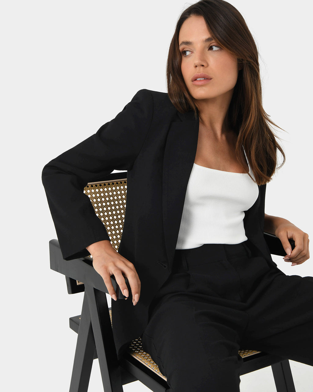 Indigo Single Breasted Blazer