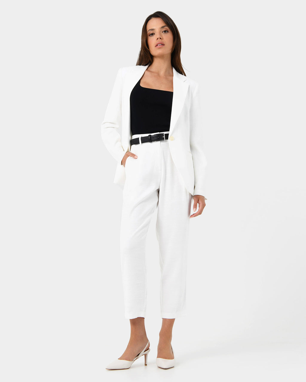 Indigo Single Breasted Blazer