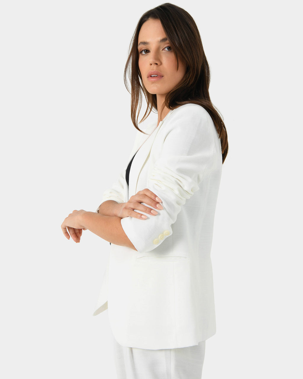 Indigo Single Breasted Blazer