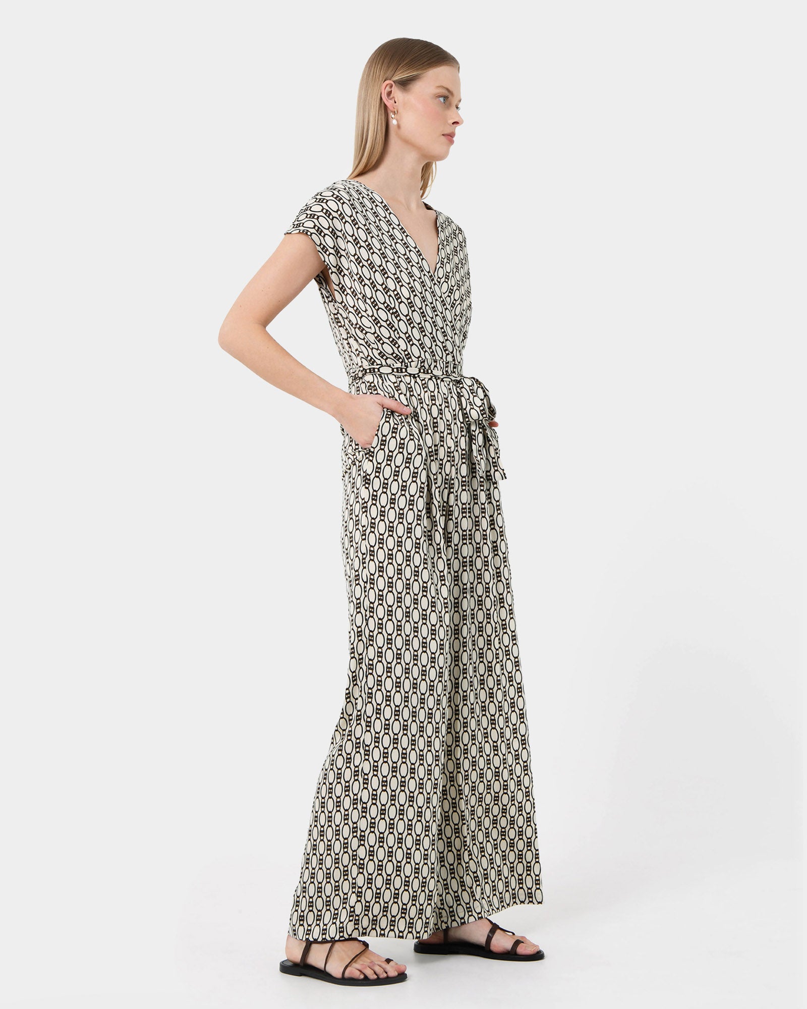 Freya Chain Print Jumpsuit