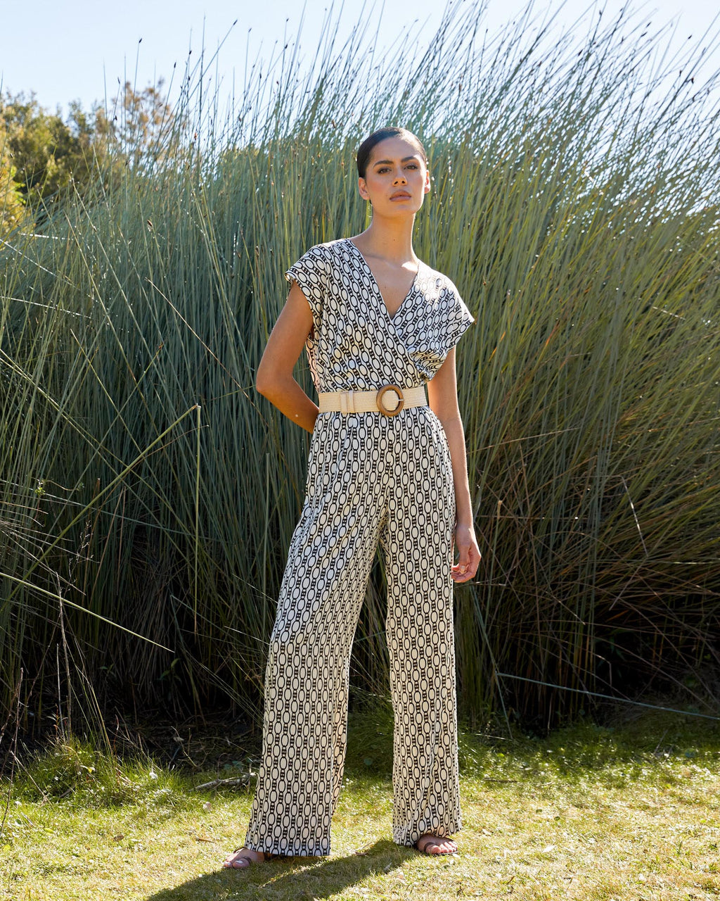Freya Chain Print Jumpsuit