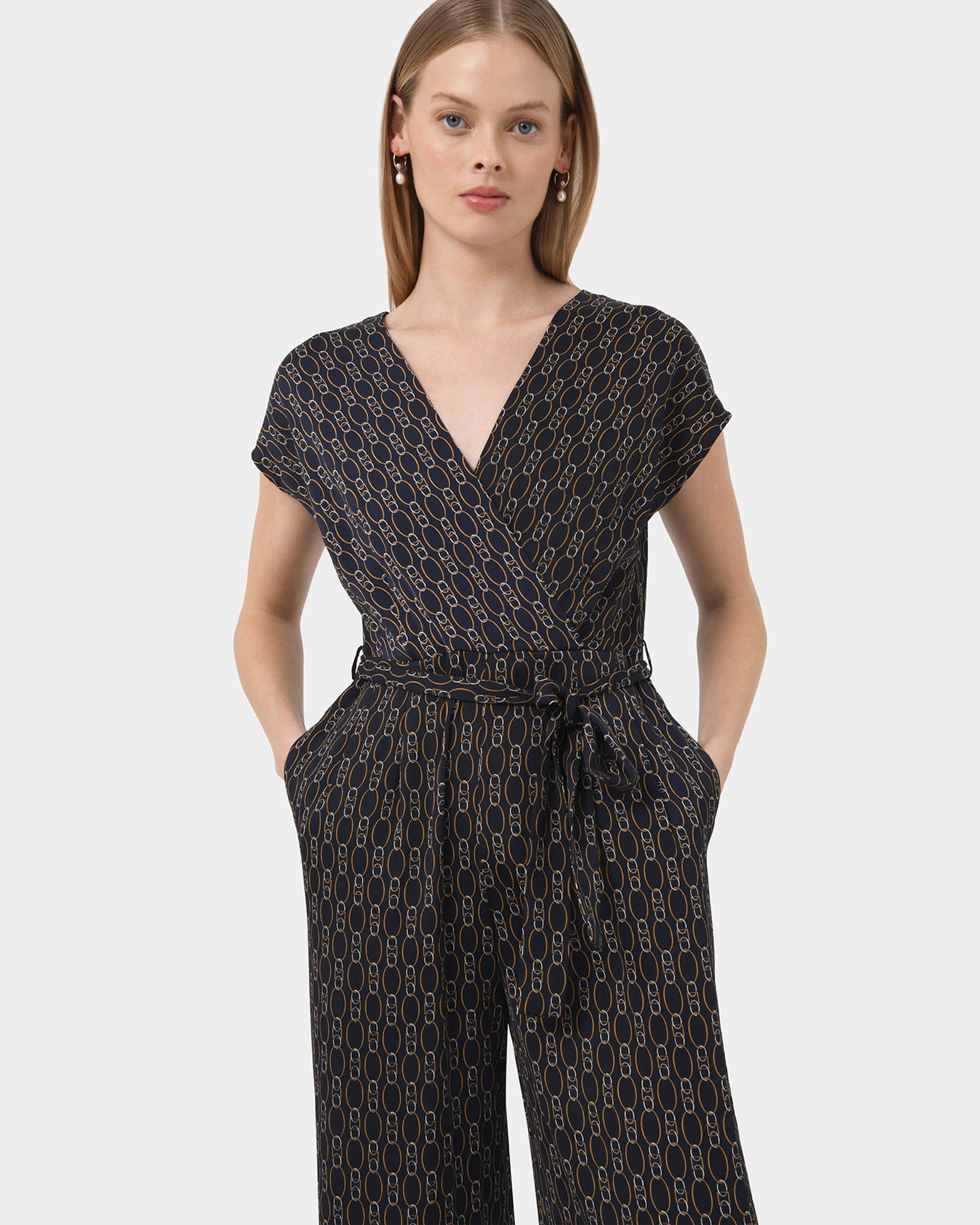 Freya Chain Print Jumpsuit