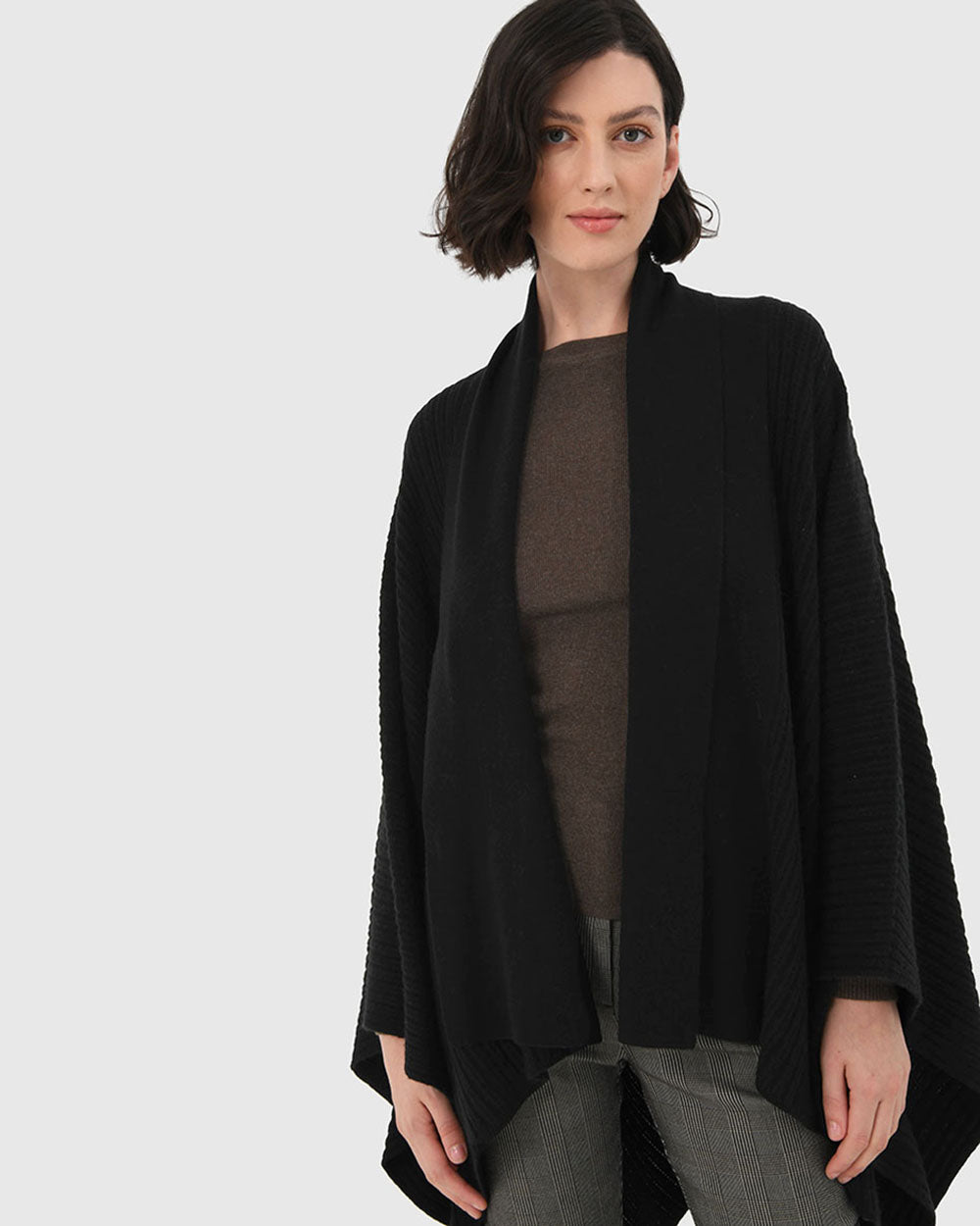 Braelyn Knit Shawl Cape