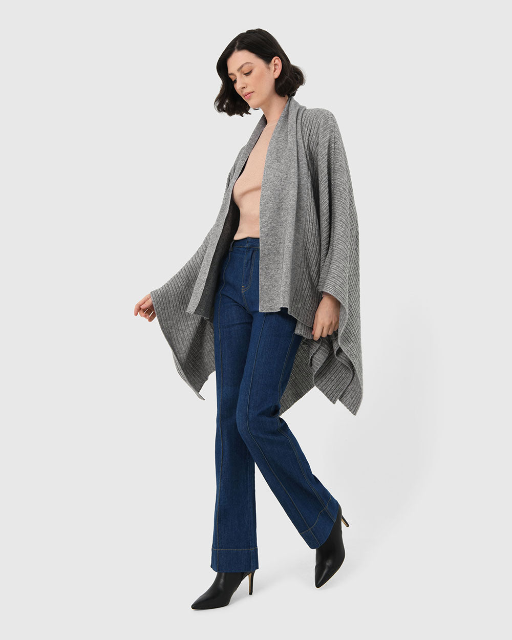 Braelyn Knit Shawl Cape