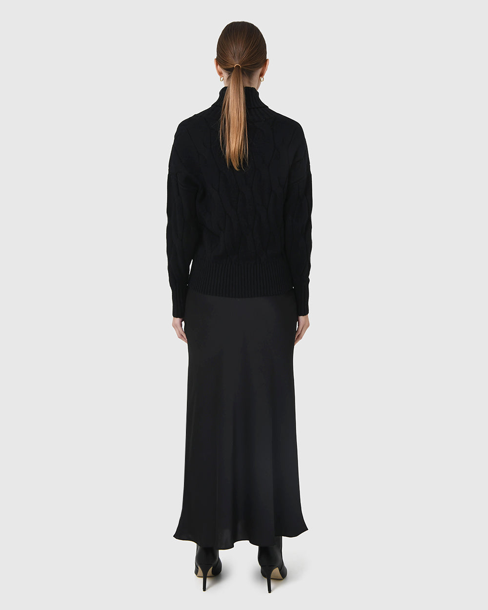 Karma Cable Roll Neck Jumper