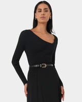 Egypt Assymetric Knit Top