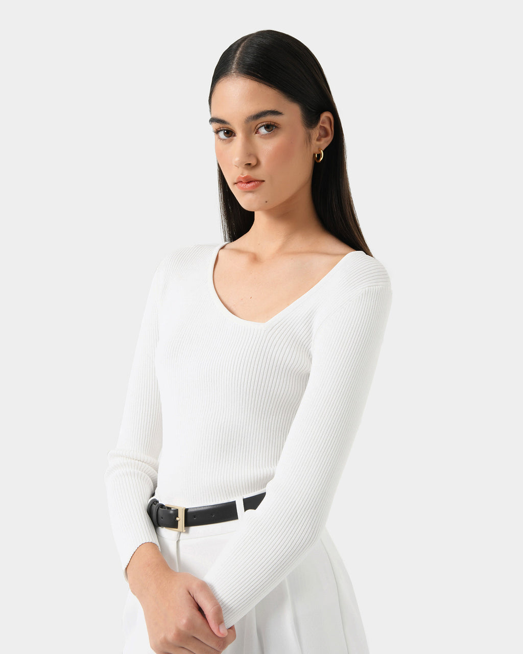 Egypt Assymetric Knit Top