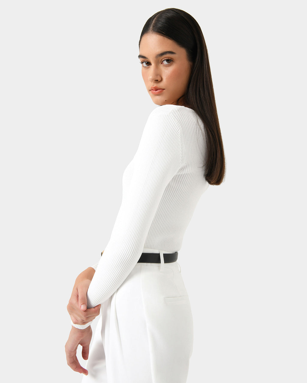 Egypt Assymetric Knit Top