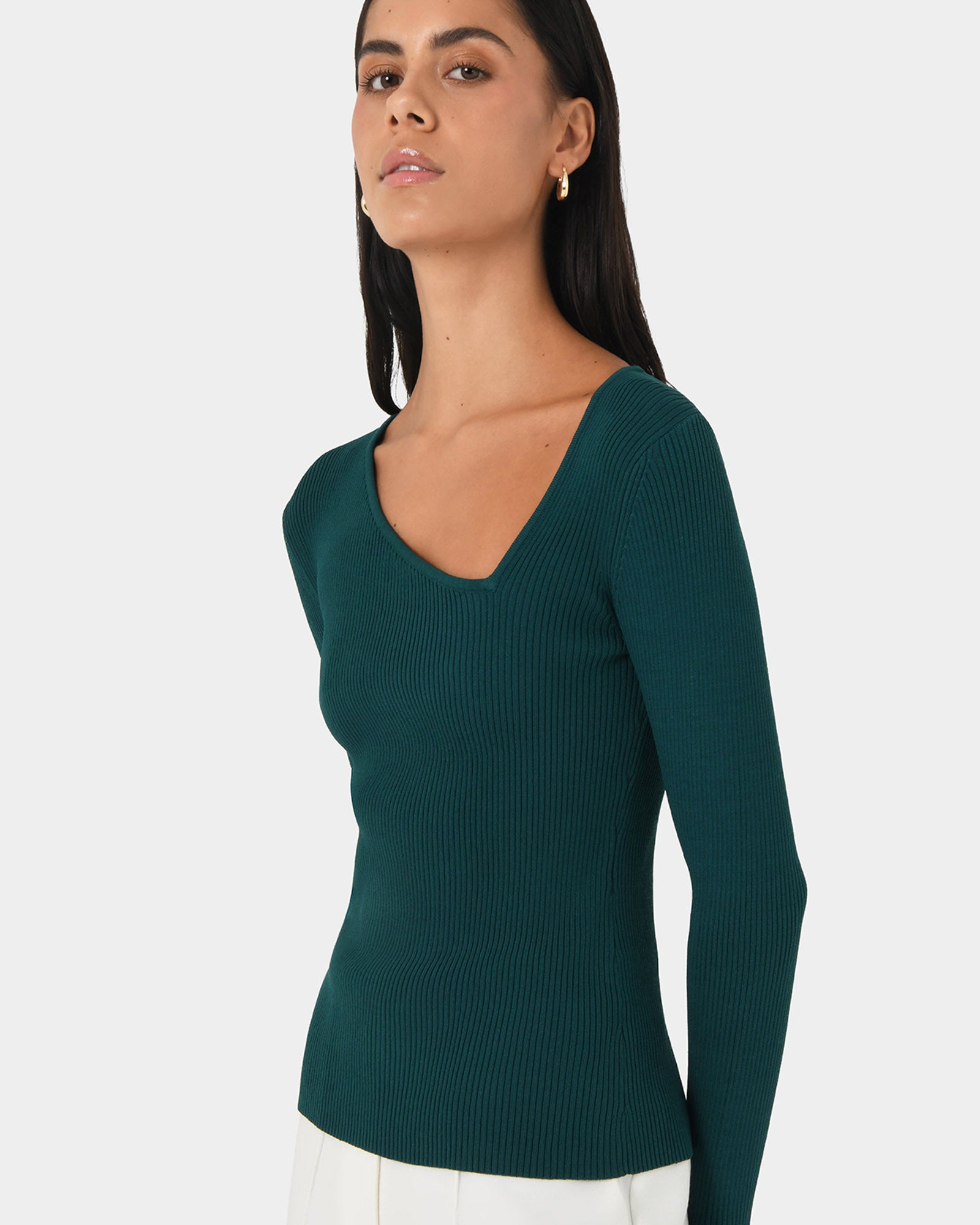 Egypt Assymetric Knit Top
