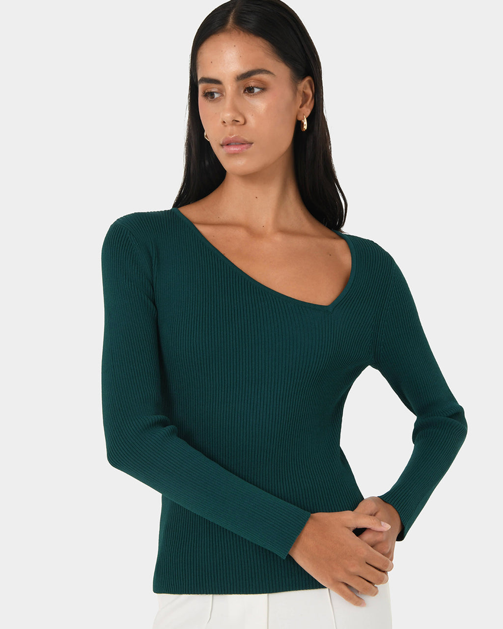 Egypt Assymetric Knit Top