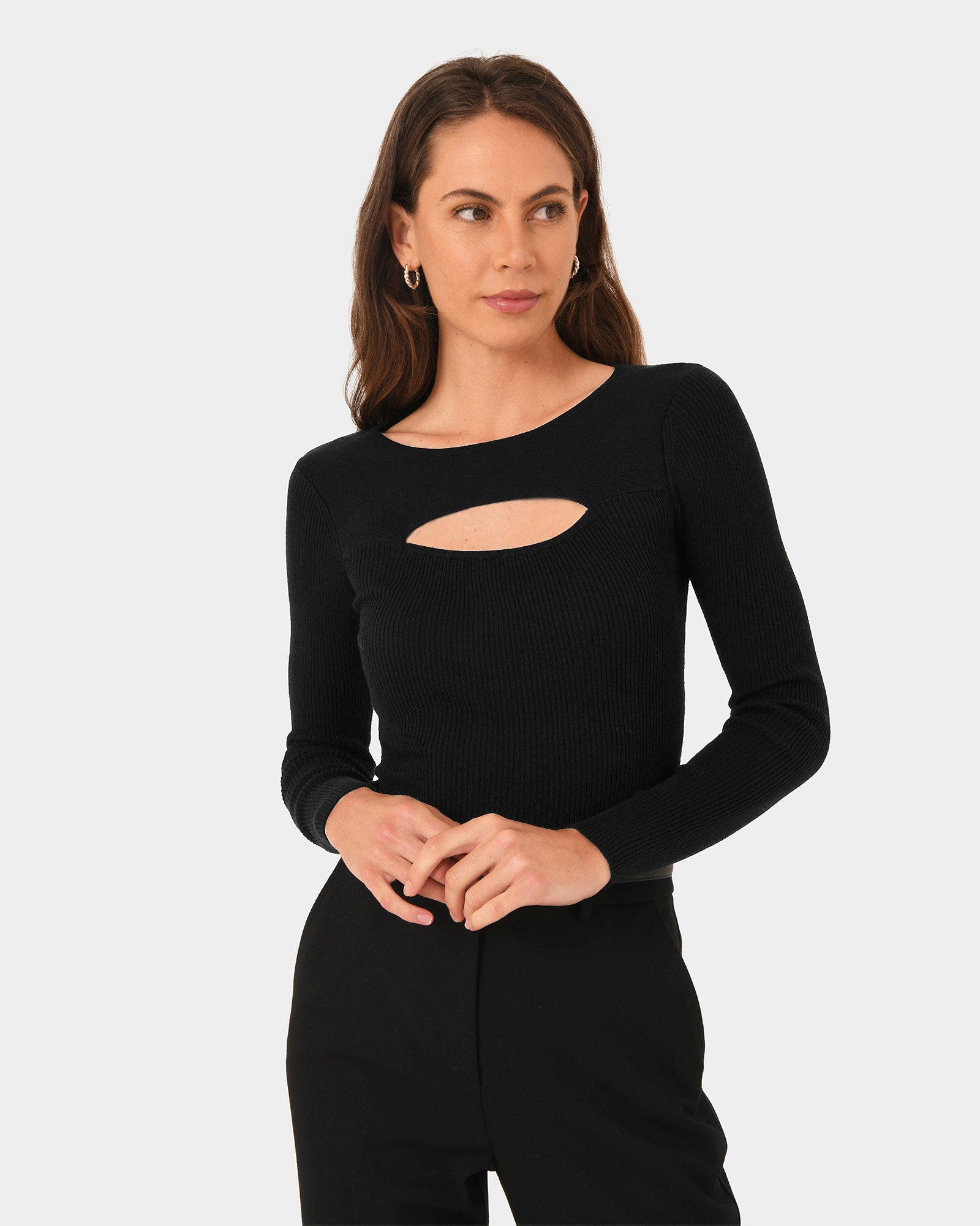 Maryam Cut Out Knit Top