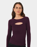 Maryam Cut Out Knit Top