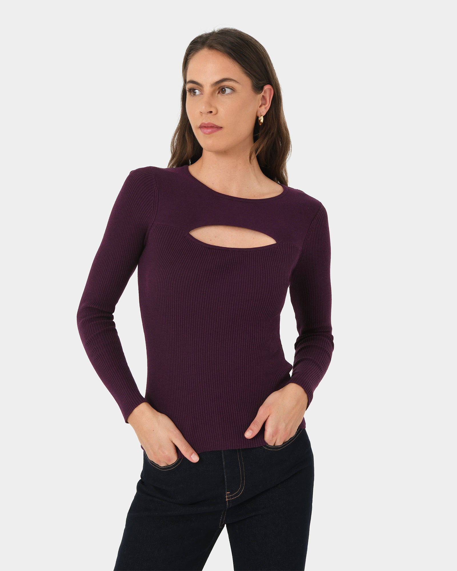 Maryam Cut Out Knit Top