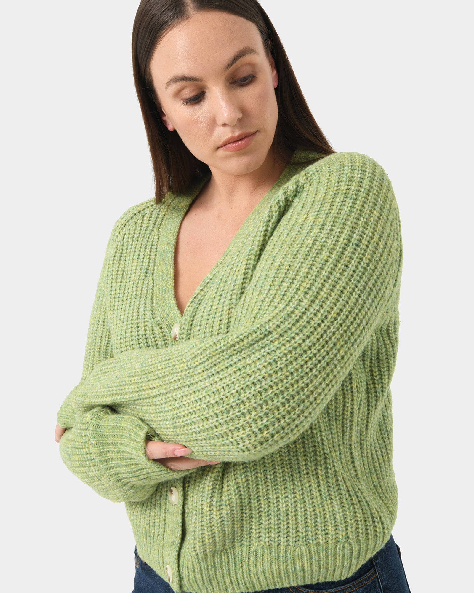 Dream Buttoned Knit Cardigan