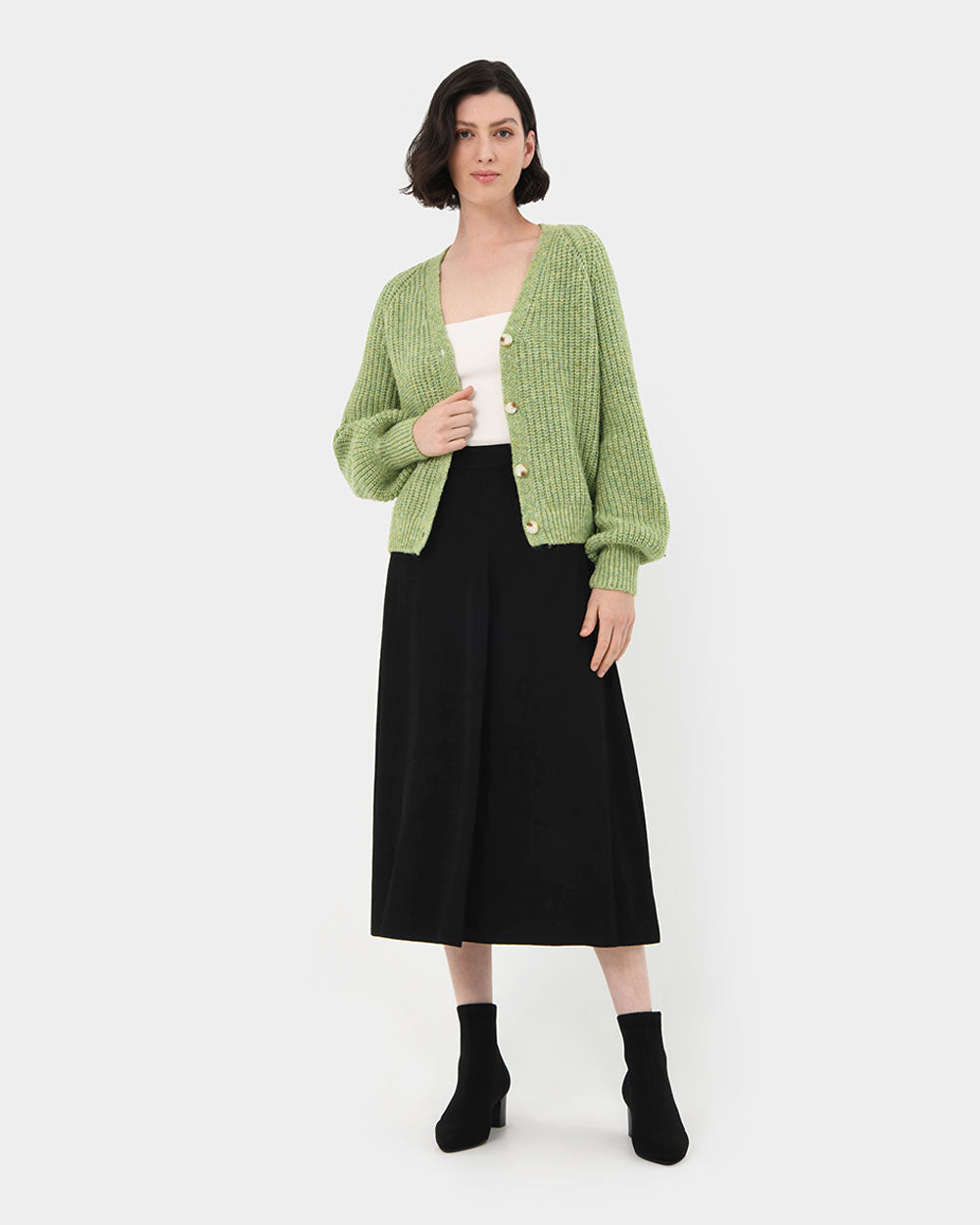 Dream Buttoned Knit Cardigan