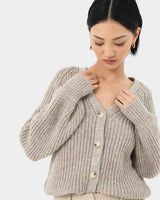 Dream Buttoned Knit Cardigan