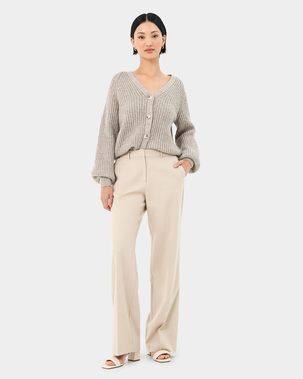 Dream Buttoned Knit Cardigan