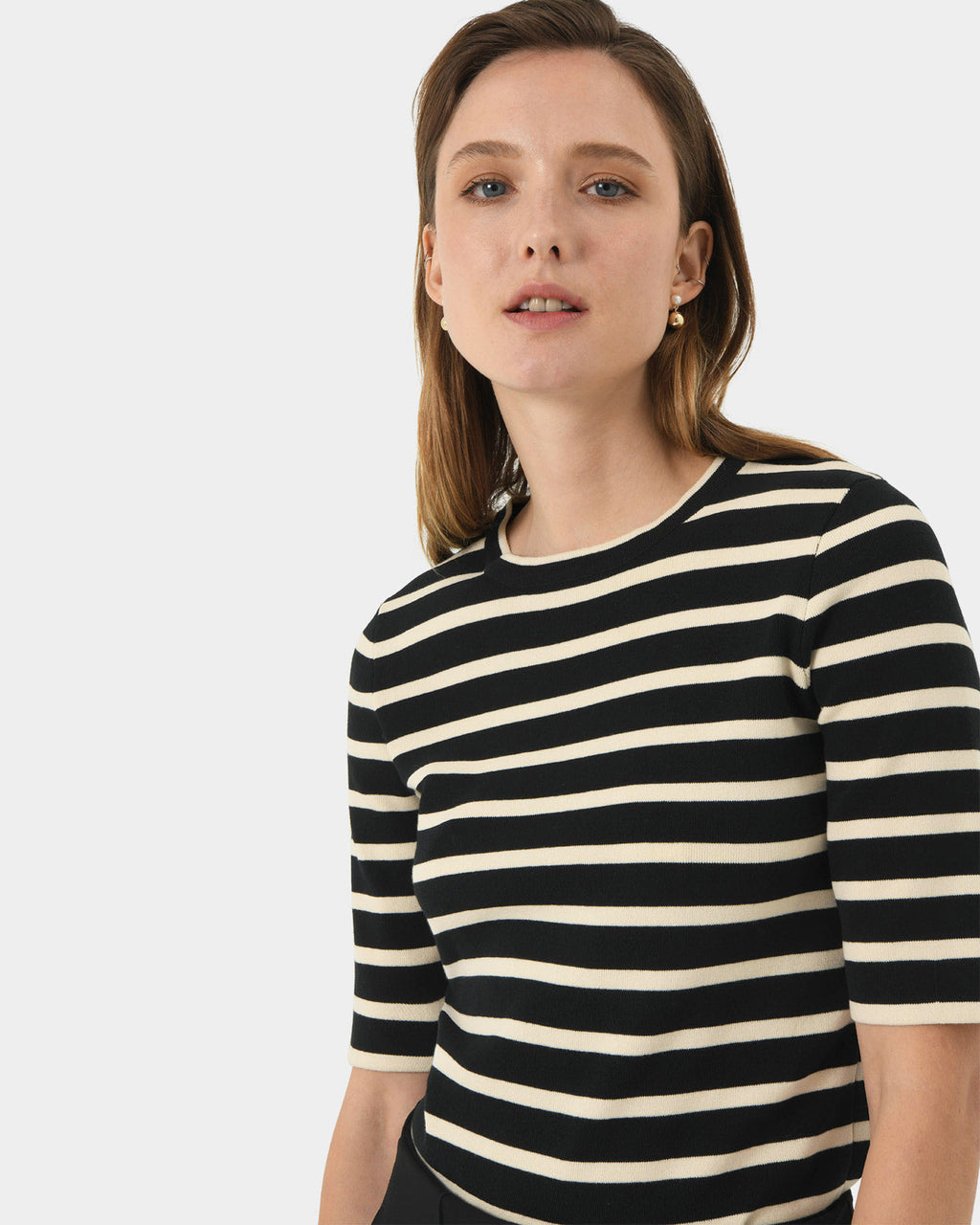 Gaia Stripe Knit Top