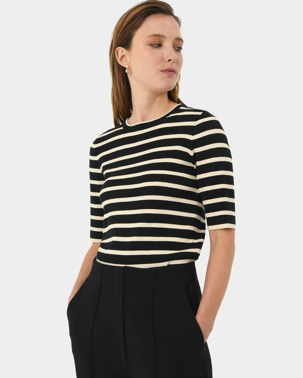 Gaia Stripe Knit Top