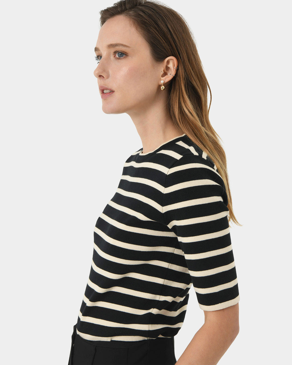Gaia Stripe Knit Top