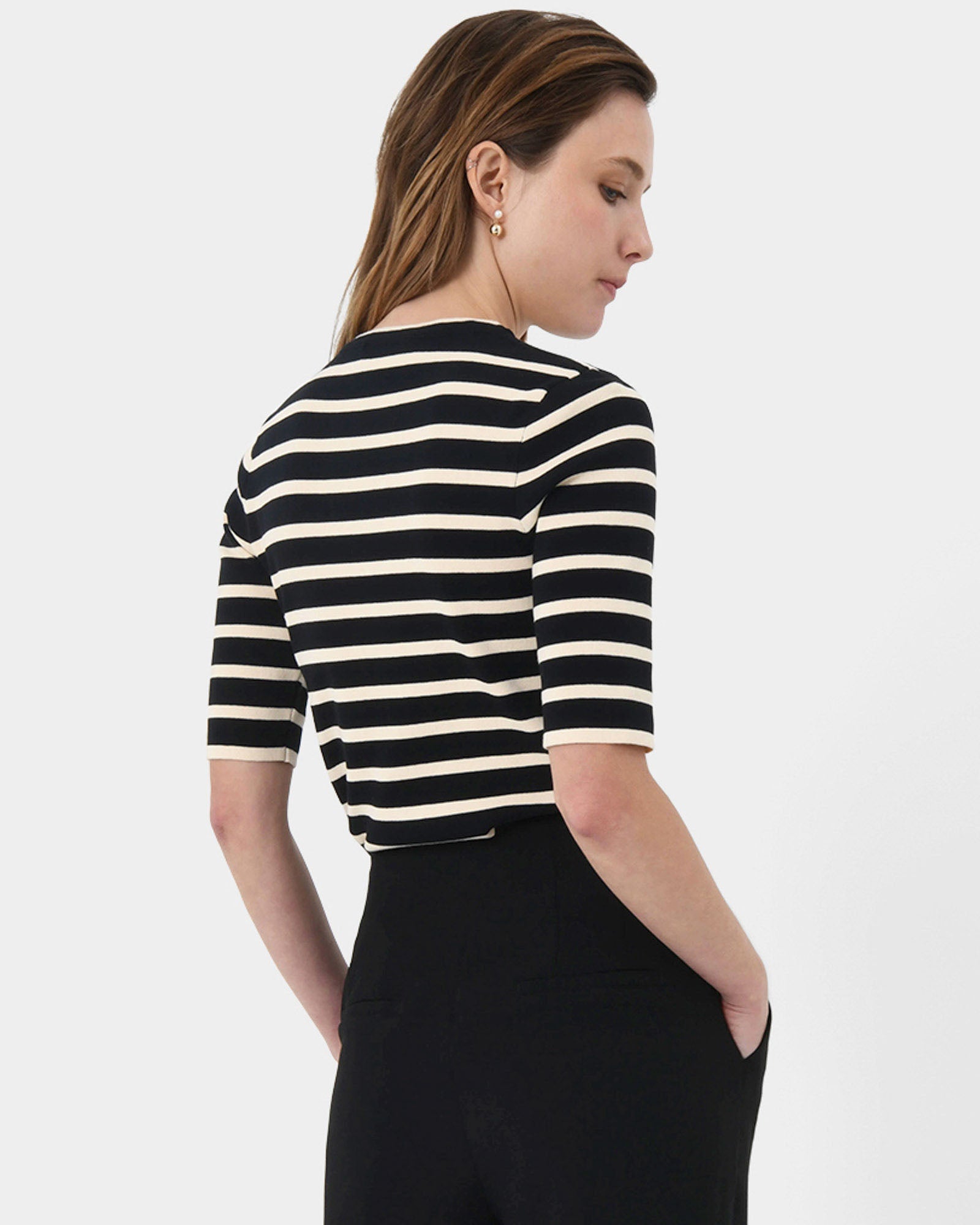 Gaia Stripe Knit Top