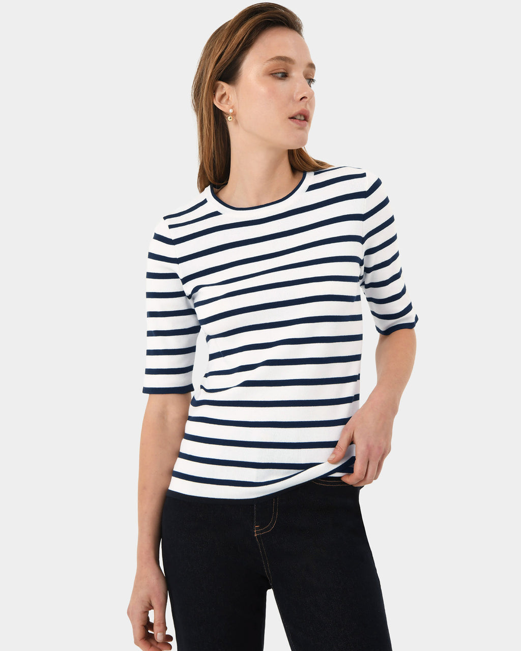 Gaia Stripe Knit Top