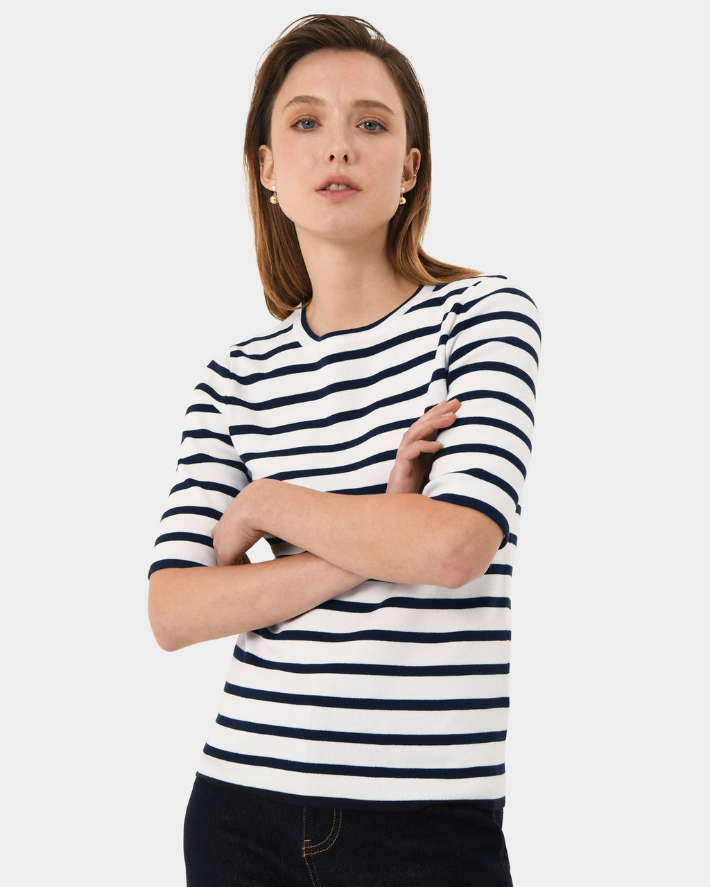 Gaia Stripe Knit Top
