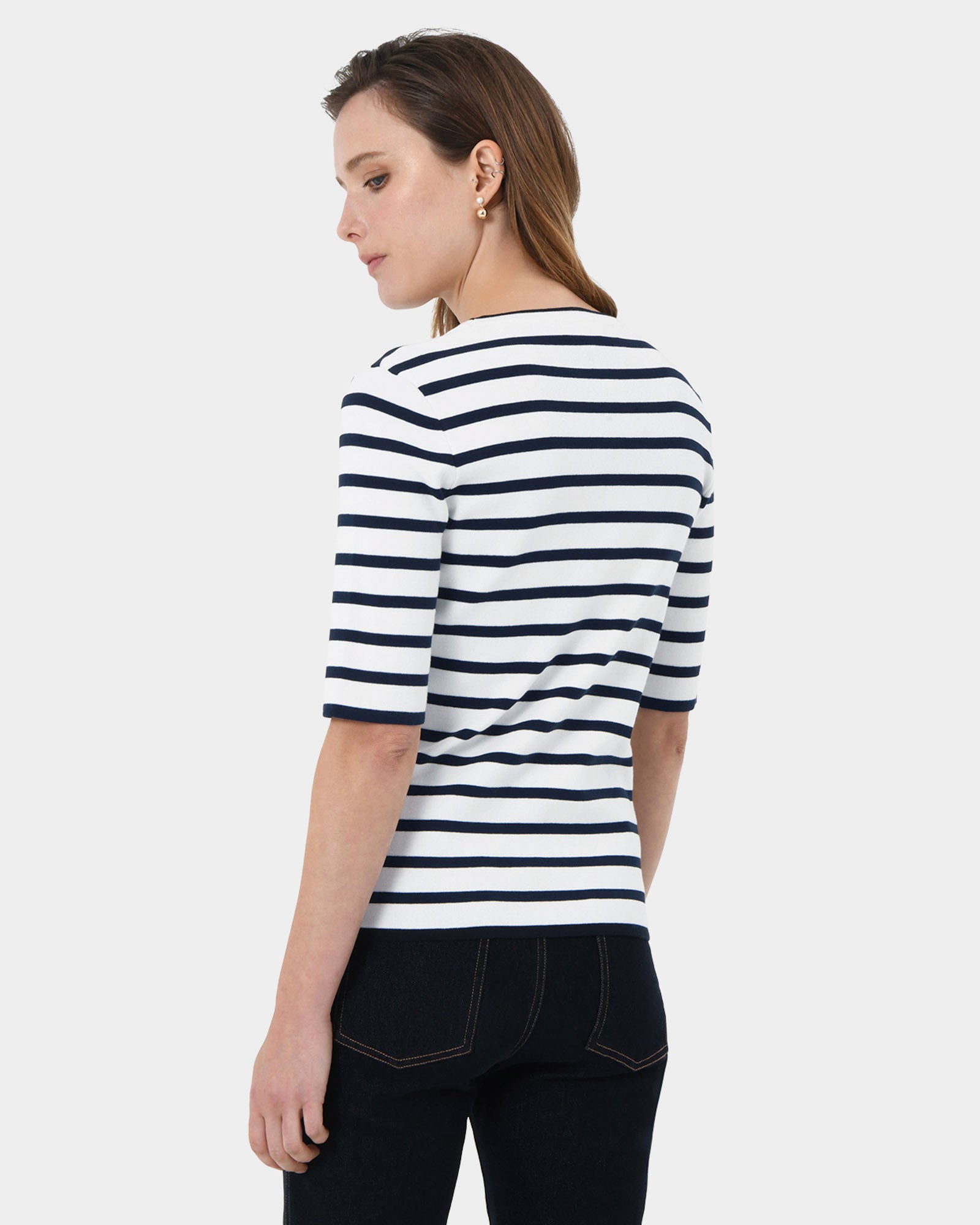 Gaia Stripe Knit Top