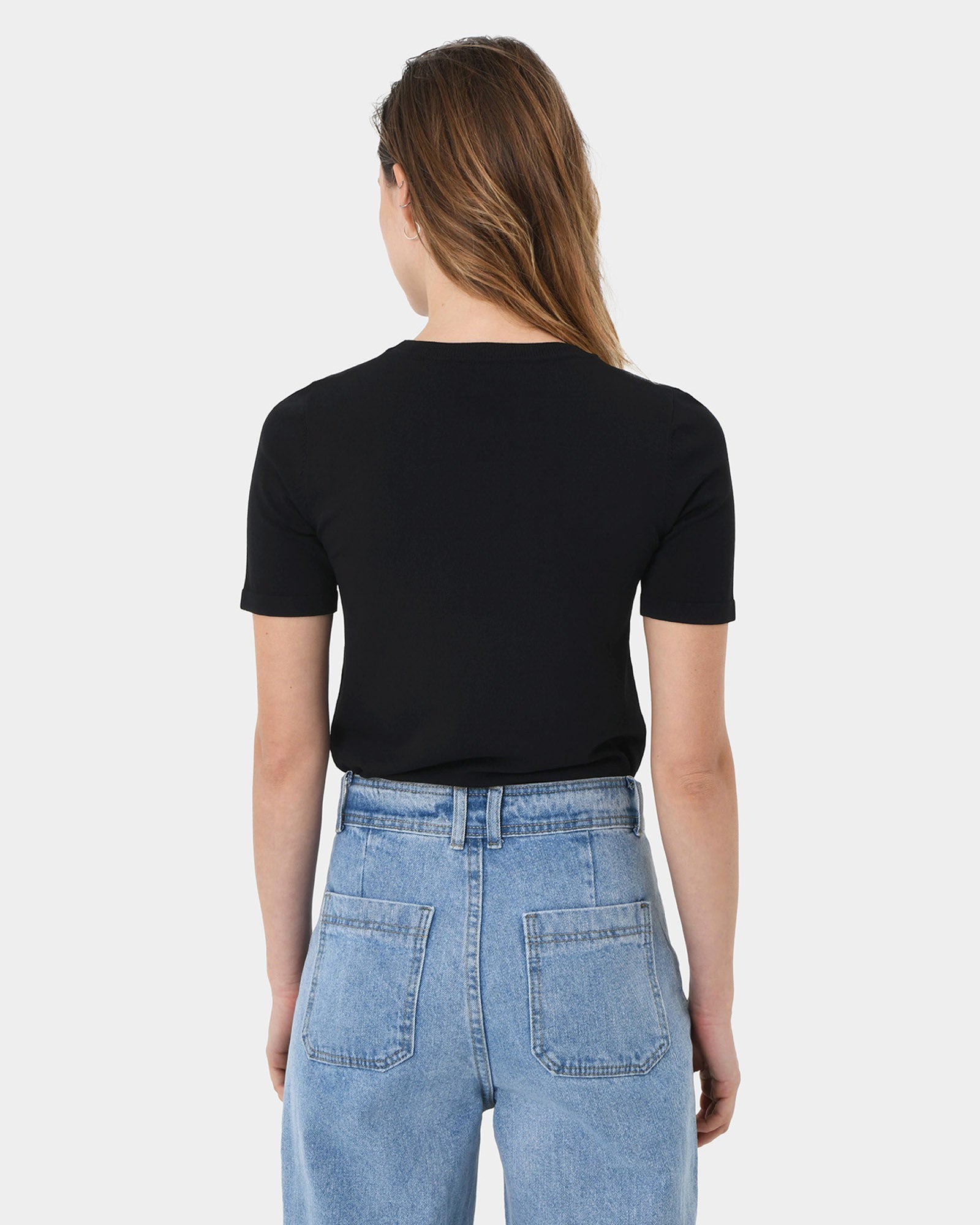Cindy Short Sleeve Knit Top