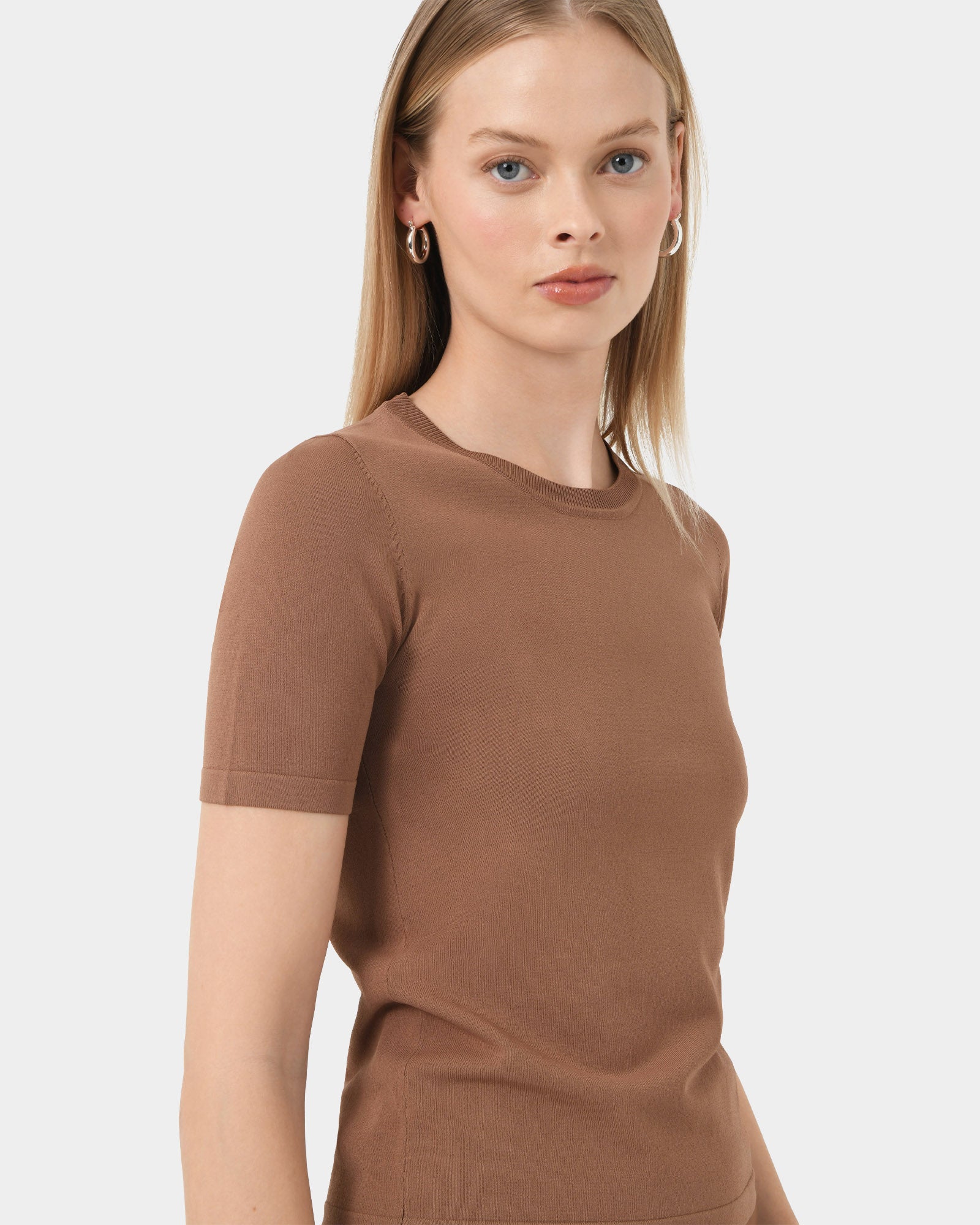 Cindy Short Sleeve Knit Top