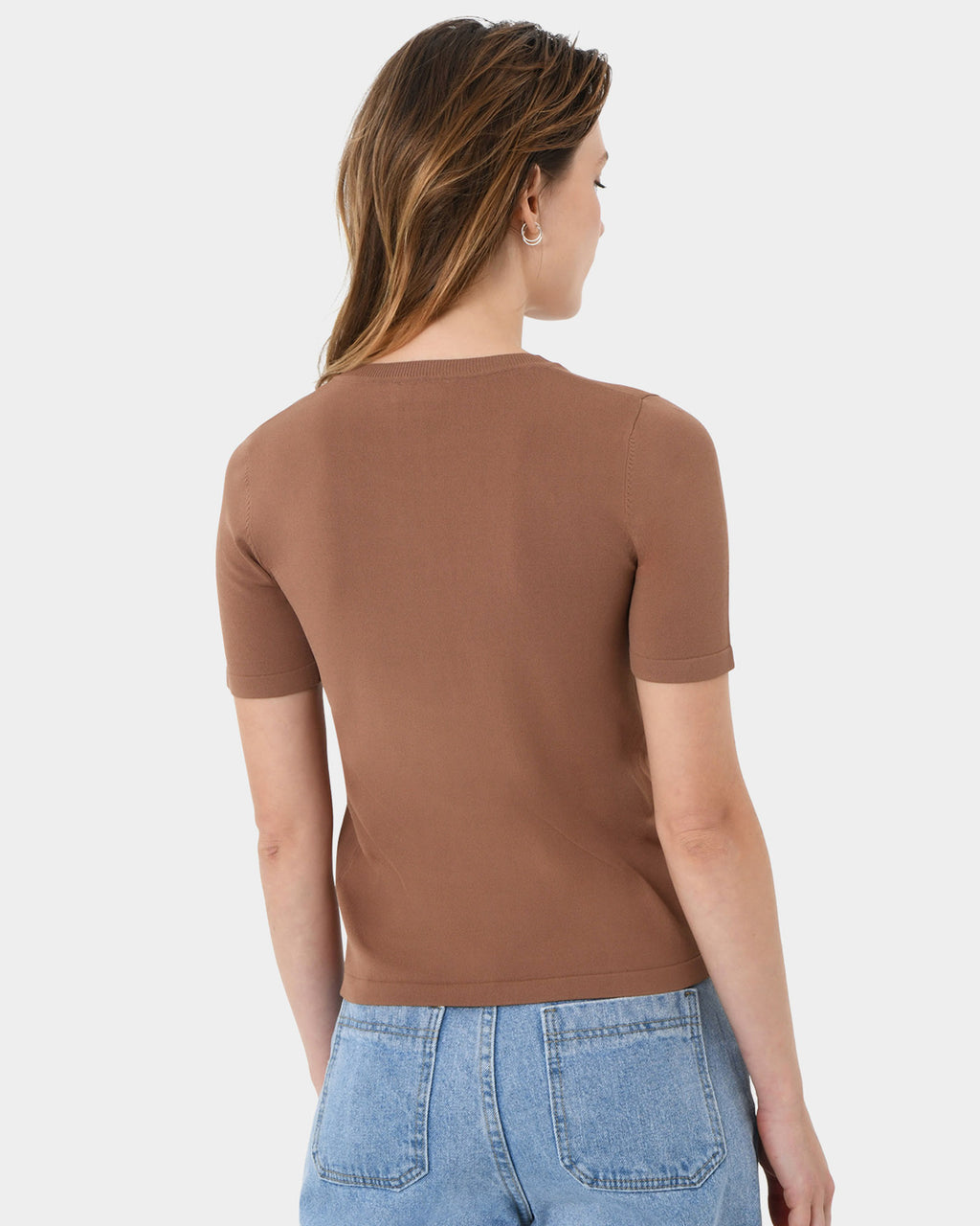 Cindy Short Sleeve Knit Top