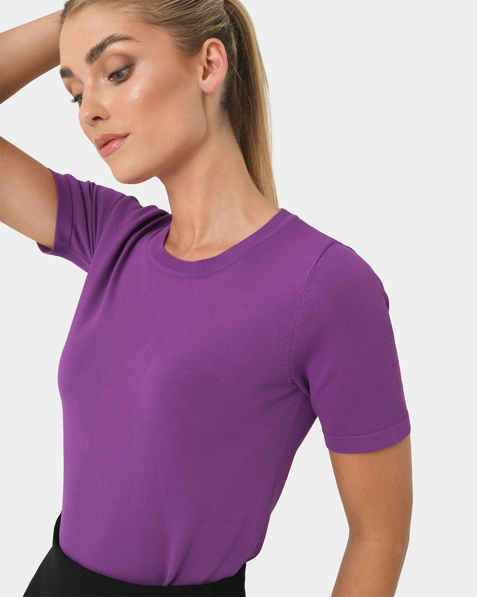 Cindy Short Sleeve Knit Top