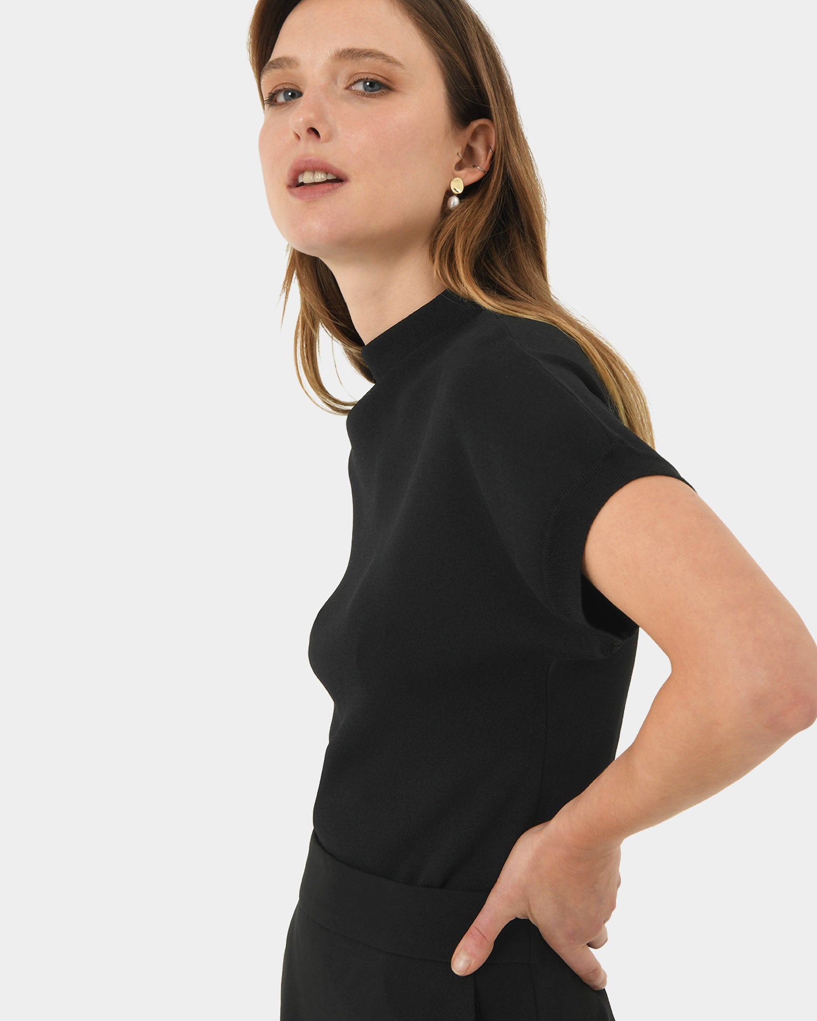 Maja High Neck Knit
