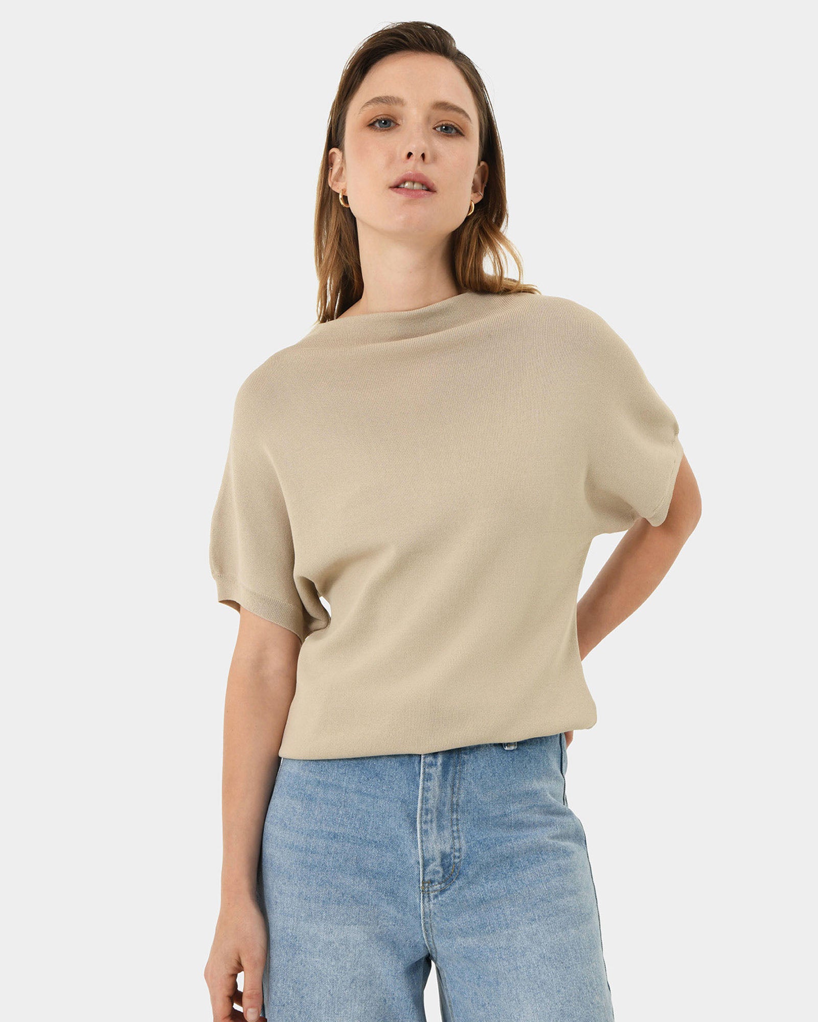 Maja High Neck Knit