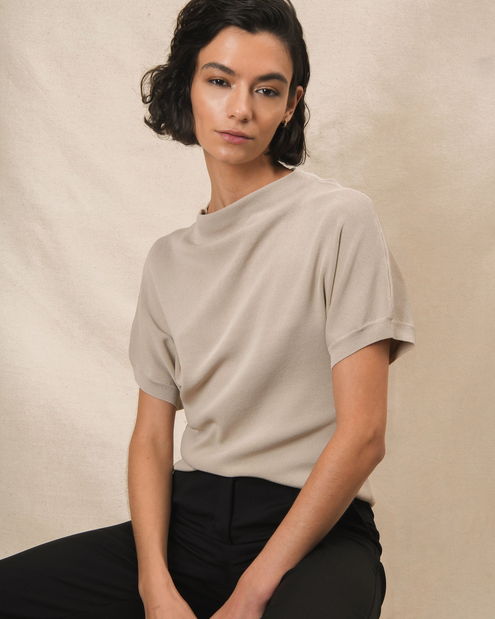 Maja High Neck Knit