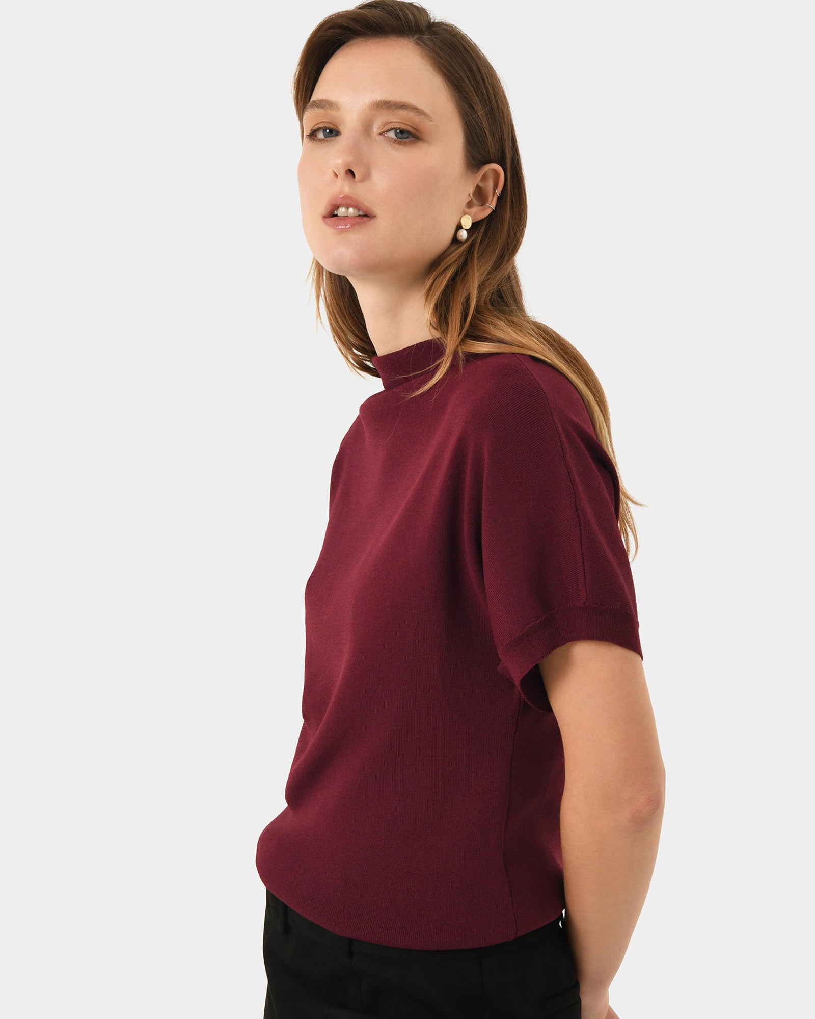 Maja High Neck Knit