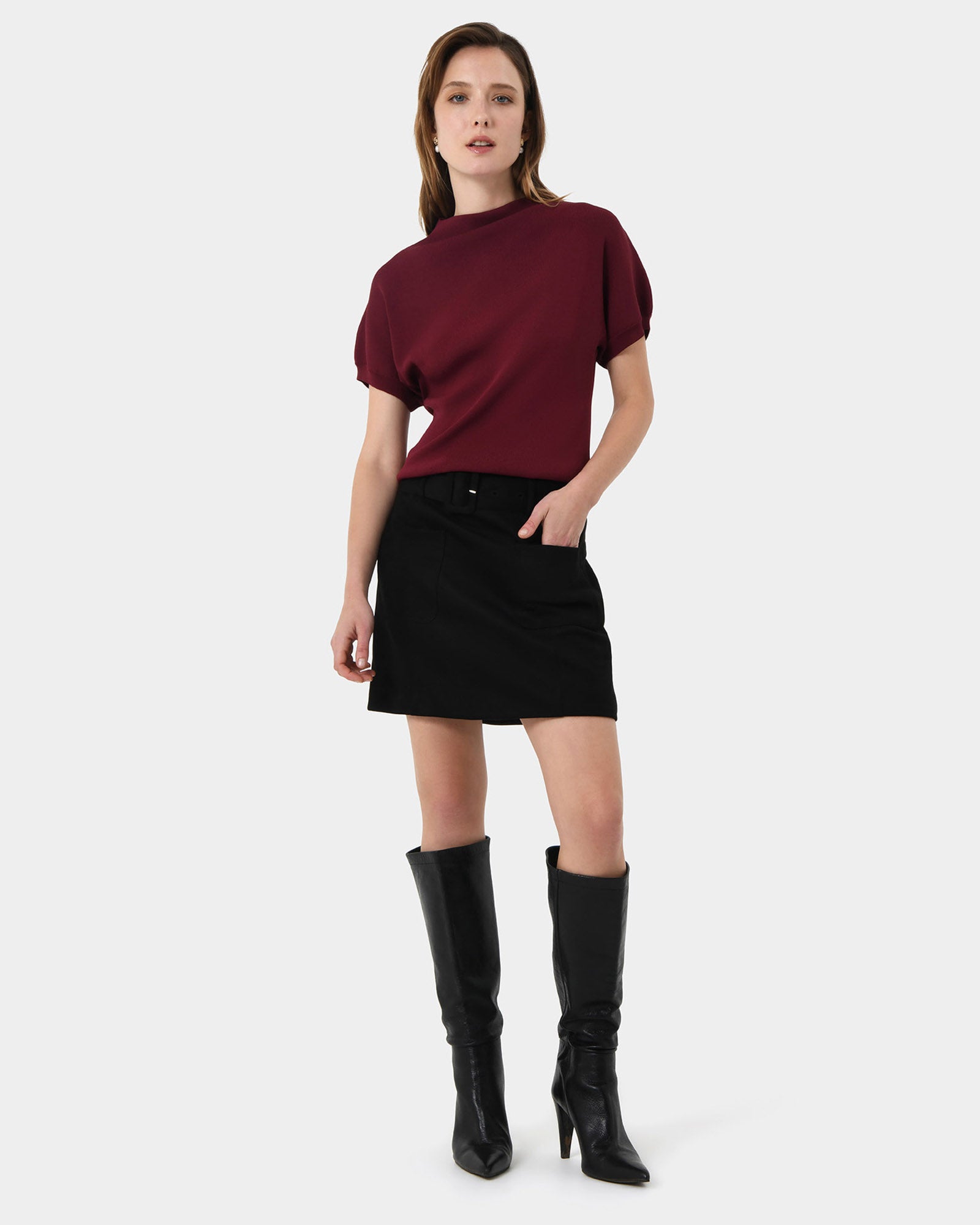 Maja High Neck Knit