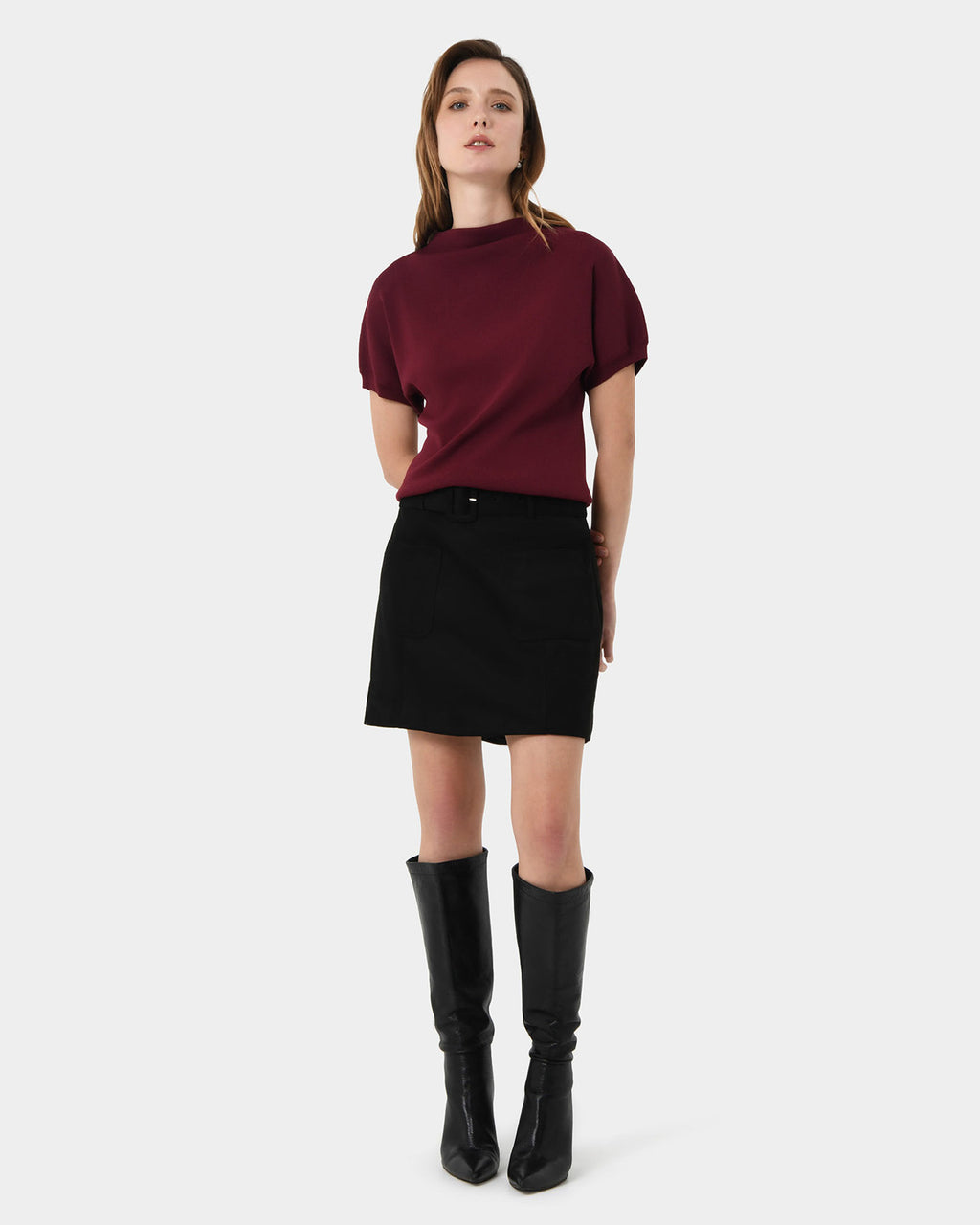 Maja High Neck Knit