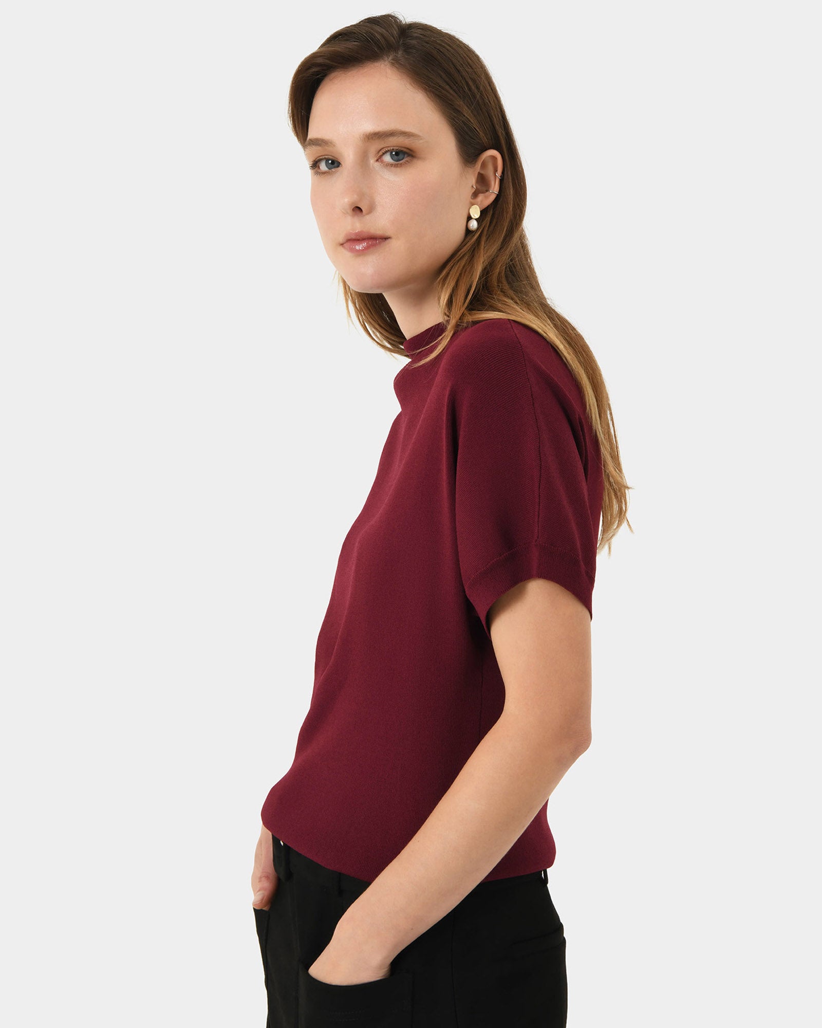 Maja High Neck Knit